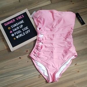 NWT Carmen Marc Valvo One Piece Bathing Suit